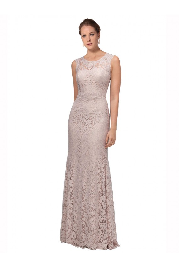 Mermaid Scoop Neck Long Prom Dress / Bridesmaid Dress Hobart