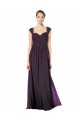 Keyhole Back Grape A-Line Sweetheart Long Formal Dress / Bridesmaid Dress Hobart