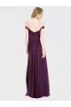 Low Back Grape A-Line Sweetheart Long Bridesmaid Dress Hobart