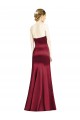 Burgundy Mermaid Sweetheart Sleeveless Long Bridesmaid Dress Hobart