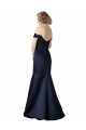Dark Navy Mermaid V-Neck Long Prom Dress / Bridesmaid Dress Hobart