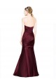 Low Back Burgundy Mermaid Sweetheart Long Formal Evening Gown / Prom Dress / Bridesmaid Dress Hobart