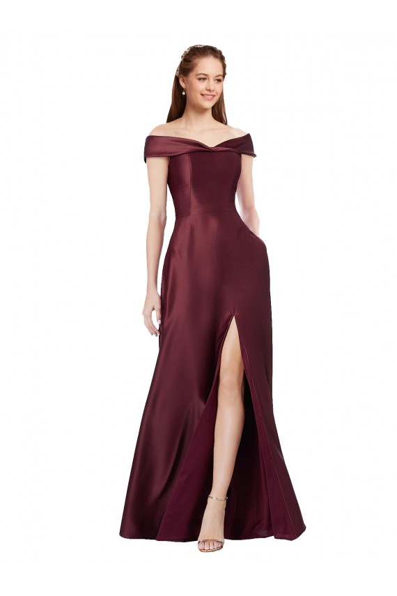 Burgundy Gold A-Line Strapless Long Black Tie Evening Gown / Prom Dress / Bridesmaid Dress Hobart