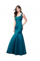 Peacock Blue Mermaid Bateau Neck Long Prom Dress / Bridesmaid Dress Hobart