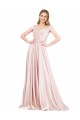 Pink A-Line High Neck Long Formal Evening Gown / Prom Dress / Bridesmaid Dress Hobart