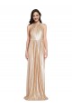 Gold Sheath High Neck Long Formal Evening Gown / Prom Dress / Bridesmaid Dress Hobart