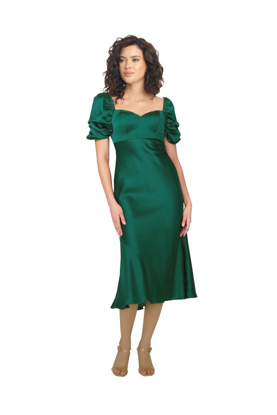 Low Back Hunter A-Line Sweetheart Midi Length Formal Evening Gown / Prom Dress / Bridesmaid Dress Hobart