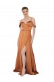 Low Back Orange A-Line Sweetheart Long Formal Evening Gown / Prom Dress / Bridesmaid Dress Hobart
