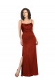 Low Back Red A-Line Square Neck Long Formal Evening Gown / Prom Dress / Bridesmaid Dress Hobart