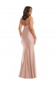 Dusty Pink Mermaid V-Neck Long Formal Plus Size Evening Gown / Prom Dress / Bridesmaid Dress Hobart