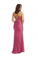 Tie Back Fuchsia Mermaid Cowl Neck Long Formal Plus Size Evening Gown / Prom Dress / Bridesmaid Dress Hobart