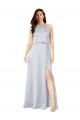 Open Back Fog A-Line Halter Neck Long Formal Evening Gown / Bridesmaid Dress Hobart
