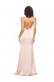 Low Back Pink Sheath One Shoulder Long Formal Evening Gown / Prom Dress / Bridesmaid Dress Hobart