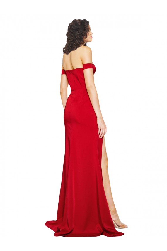 Red A-Line Sweetheart Sleeveless Long Formal Evening Gown / Prom Dress / Bridesmaid Dress Hobart