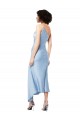Light Sky Blue A-Line One Shoulder Midi Length Formal Evening Gown / Prom Dress / Bridesmaid Dress Hobart