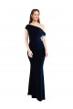 Dark Navy Mermaid One Shoulder Long Formal Evening Gown / Prom Dress / Bridesmaid Dress Hobart