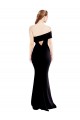 Keyhole Back Black Mermaid One Shoulder Long Formal Evening Gown / Prom Dress / Bridesmaid Dress Hobart