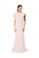 V-Back Pink Mermaid, Sheath Jewel Neck Sweep Train Black Tie Prom Dress / Bridesmaid Dress Hobart