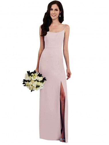 V-Back Trumpet Spaghetti Straps Long Formal Evening Gown / Prom Dress / Bridesmaid Dress Hobart