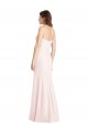 Low Back Pink Trumpet Strapless Long Semi Formal Evening Dress / Prom Dress / Bridesmaid Dress Hobart