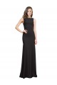 Open Back Black Mermaid Bateau Neck Long Prom Dress / Bridesmaid Dress Hobart