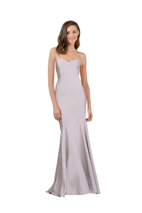 Arctic Lilac Mermaid Strapless Long Prom Dress / Bridesmaid Dress Hobart