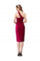 Black Sheath One Shoulder Cocktail Length Formal Evening Gown / Prom Dress / Bridesmaid Dress Hobart