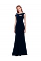 Dark Navy Mermaid Off the Shoulder Long Formal Evening Gown / Prom Dress / Bridesmaid Dress Hobart