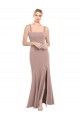 Dusty Pink Mermaid High Neck Long Prom Dress / Bridesmaid Dress Hobart