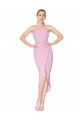 Orchid Mermaid High Neck Knee Length Bridesmaid Dress / Formal Dress Hobart