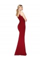 V-Back Burgundy Mermaid V-Neck Long Formal Evening Gown / Prom Dress / Bridesmaid Dress Hobart