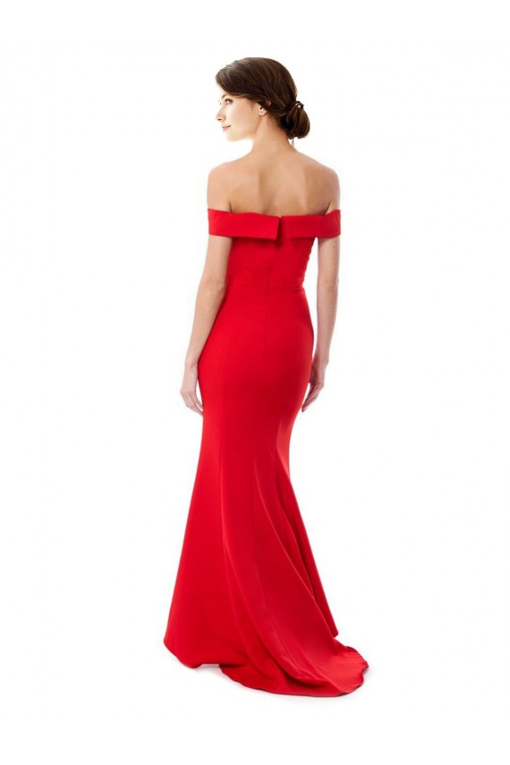 Red Mermaid High Neck Long Formal Evening Dress / Prom Dress / Bridesmaid Dress Hobart