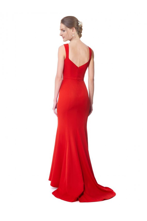Red Mermaid High Neck Long Formal Evening Gown / Prom Dress / Bridesmaid Dress Hobart