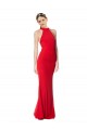 Red Mermaid High Neck Long Prom Dress / Bridesmaid Dress Hobart