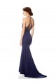 Navy Blue Mermaid High Neck Long Bridesmaid Dress / Formal Dress Hobart