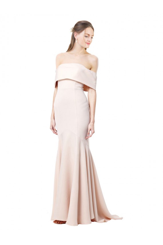 Nude Mermaid High Neck Long Formal Evening Gown / Prom Dress / Bridesmaid Dress Hobart