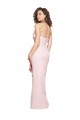 Low Back Pink Sheath Strapless Long Formal Dress / Bridesmaid Dress Hobart