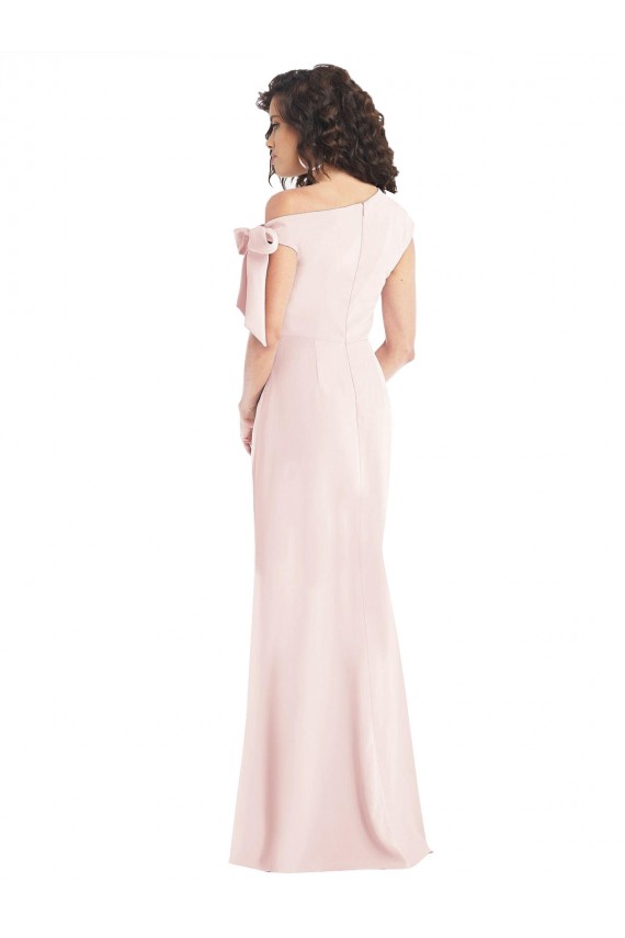 Pink Trumpet Off the Shoulder Long Formal Evening Gown / Prom Dress / Bridesmaid Dress Hobart