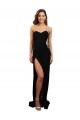 Low Back Black Column High Neck Long Formal Evening Gown / Prom Dress / Bridesmaid Dress Hobart