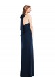 Open Back Dark Navy Trumpet High Neck Long Semi Formal Evening Dress / Prom Dress / Bridesmaid Dress Hobart