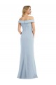 Light Sky Blue Trumpet Off the Shoulder Long Semi Formal Evening Dress / Prom Dress / Bridesmaid Dress Hobart