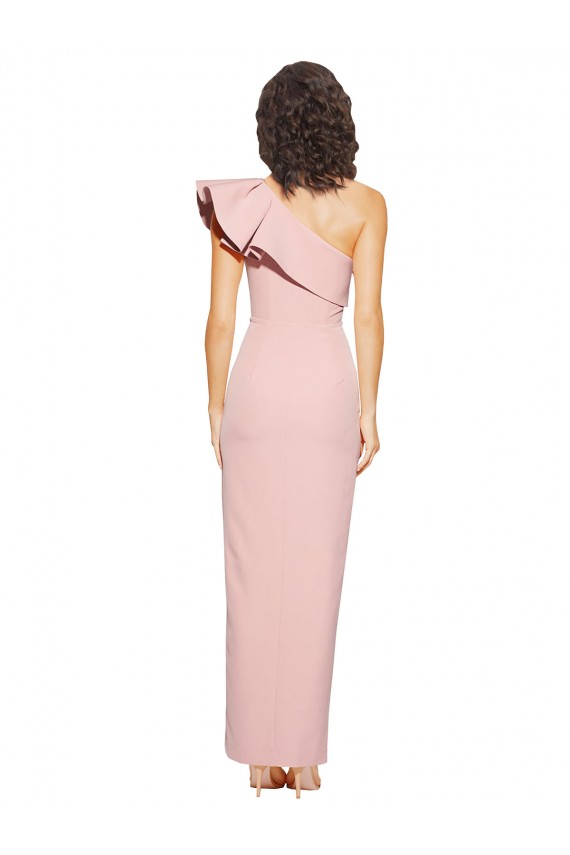 Mauve Sheath One Shoulder Long Formal Evening Gown / Prom Dress / Bridesmaid Dress Hobart