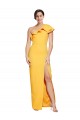 Saffron Sheath One Shoulder Long Formal Evening Gown / Prom Dress / Bridesmaid Dress Hobart