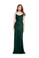 V-Back Hunter Sheath Cowl Neck Long Black Tie Evening Gown / Prom Dress / Bridesmaid Dress Hobart