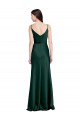 V-Back Hunter Sheath Cowl Neck Long Black Tie Evening Gown / Prom Dress / Bridesmaid Dress Hobart