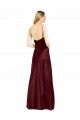 Burgundy Gold A-Line V-Neck Long Bridesmaid Dress / Evening Dress Hobart