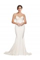 Low Back Ivory Mermaid Strapless Sweep Train Formal Evening Gown / Prom Dress / Bridesmaid Dress Hobart