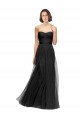 Black A-Line Sweetheart Long Bridesmaid Gown Hobart