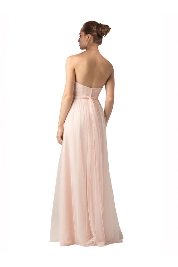 Nude A-Line Sweetheart Long Bridesmaid Dress / Evening Dress Hobart