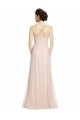 Pink A-Line Spaghetti Straps Long Bridesmaid Dress Hobart